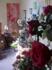Garden Room, fountains, statuary, floral designs