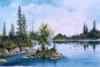 Pike's Lake, Algonquin (13.5 x 21 inches)
