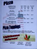 Menu Posted October 27, 2010