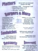 Menu Posted October 27, 2010