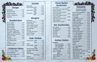 Full Menu current April 11, 2007