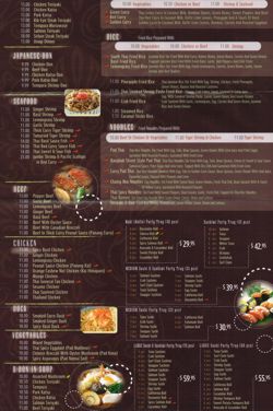 Menu Posted December 05, 2007