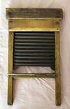Rare cast iron scrub board,square nails $95.00