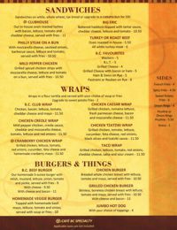 Beverage Menu