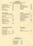 Sandwiches and Burgers...Menu Posted April 21, 2009