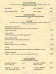 Hot Sandwiches and Entrees...Menu Posted April 21, 2009