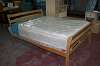 queen size wood bed frame  $300.00