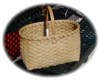 Ash tote or market basket w/ accent colours $44.95