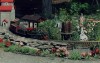 Miniature train breaks the rural silence