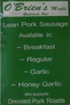 O'Brien's Goderich famous meats