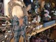 Primitive Twig decorations, gift bears and more:  Rachel Walden, Clinton, ON