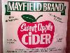 Fresh baked pies and apple cider