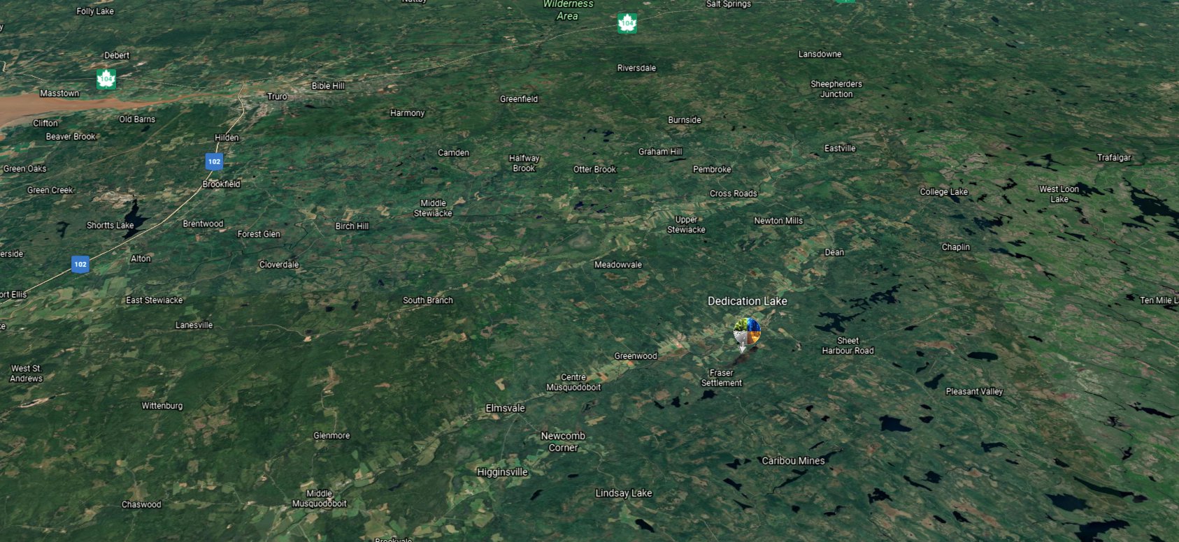 Rural Routes Nova Scotia - Fraser Settlement / Dedication Lake ...