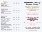 Menu posted May 18, 2023