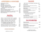 Menu posted May 18, 2023