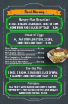 Breakfast Menu Posted July 05, 2022