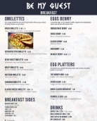 Menu posted March 30, 2022