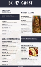 Menu posted March 30, 2022