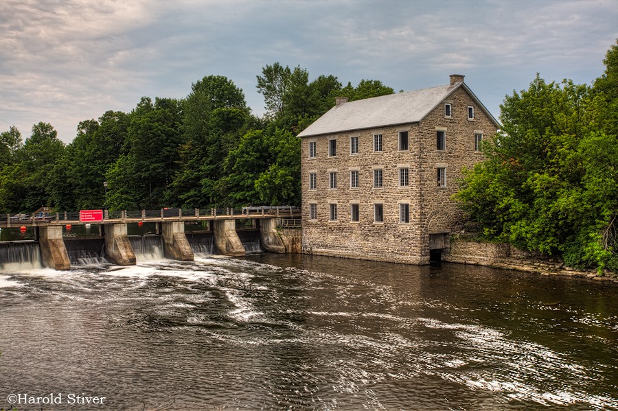 Watsons Mill Built in Manotick in 1860 by Moss Dickinson and Joseph Currier and operated as a gristmill.
