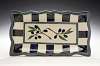 Rectangular Platter with olives & checker