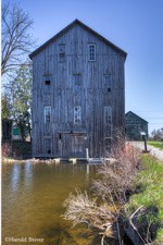 Stark’s Mill Built in town of Paisley in 1885 by James Stark, it replaced an earlier mill that burned. It operated as a gristmill and feed mill until 1972. Stark’s Mill Built in town of Paisley in 1885 by James Stark, it replaced an earlier mill that burned. It operated as a gristmill and feed mill until 1972.