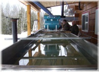 Vacuum Sap Extractor and Main Holding Tank